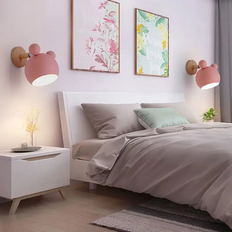 Children’s cartoon bear LED chandelier