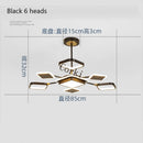 modern square led chandelier with dimmable intensity
