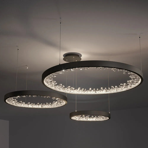 Modern crystal designer chandelier for stylish interiors - vue 2 sur 20