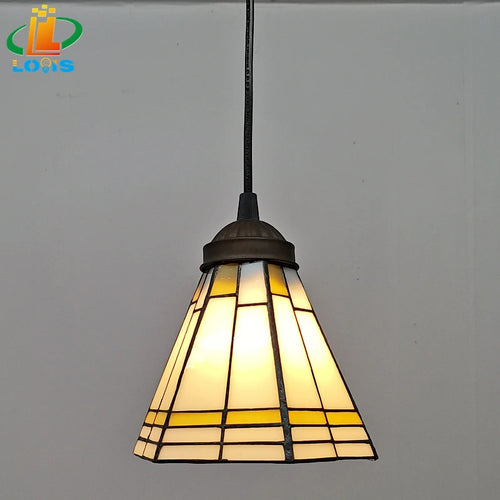 Tiffany style glass chandelier for elegant interior decoration - vue 10 sur 13