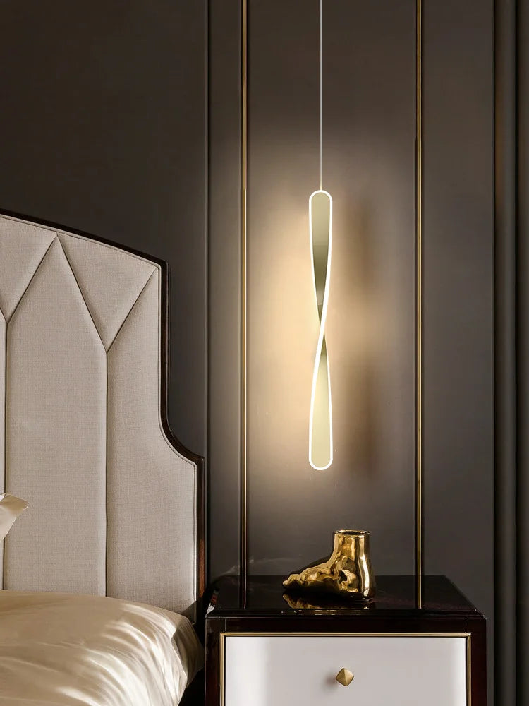 Nordic modern pendant light minimalist LED decor - vue 3 sur 11