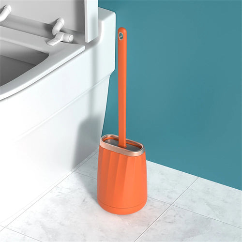 Lightweight and durable toilet brush set for bathroom