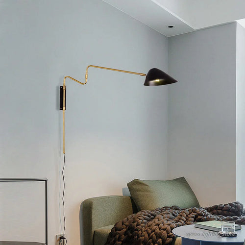Modern 360 degree rotatable wall light for interior decoration - vue 2 sur 9