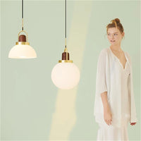Nordic glass pendant light for modern and elegant spaces