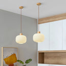 Soft retro Japanese-style chandelier for restaurant and inn