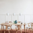 Nordic retro glass pendant light for interior decoration