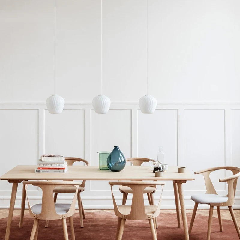 Nordic retro glass pendant light for interior decoration - vue 3 sur 10