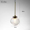 Creative nordic glass pendant light for café and restaurant