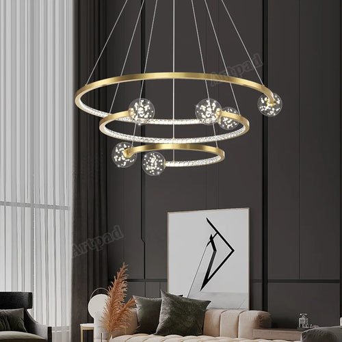 Luxury glass pendant light for elegant interiors - vue 2 sur 12