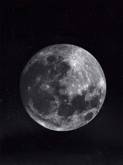 Modern LED moon wall lamp luxury art decor - vue 7 sur 10