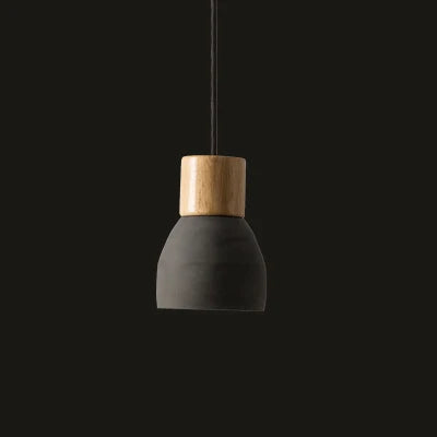 Concrete LED pendant light for vintage and loft style