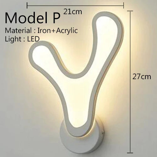 Modern acrylic wall light in American style for elegant interiors - vue 15 sur 23