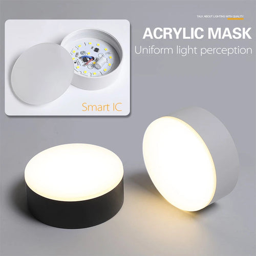 Surface mounted dimmable LED spotlight - vue 2 sur 5