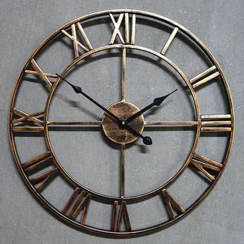 modern design metal wall clock 3D style - vue 3 sur 10