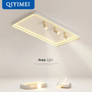 Modern LED ceiling light for living room, bedroom, indoor round, square or rectangular surface mounted lighting