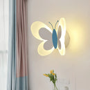 Creative cartoon butterfly LED wall light for children