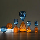 decorative glass hourglass for office and crafts