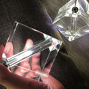 Modern square crystal chandelier for staircase and restaurant