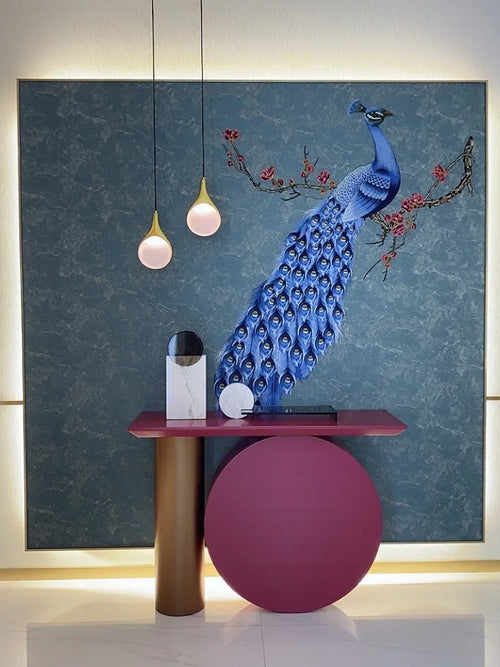 modern spoon-shaped pendant light for retro decoration - vue 3 sur 7