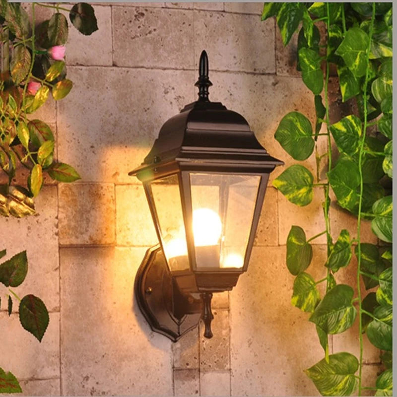 applique murale rétro étanche pour jardin et balcon - vue 5 sur 10