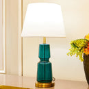 Retro glass bedside lamp with minimalist design for interior decor