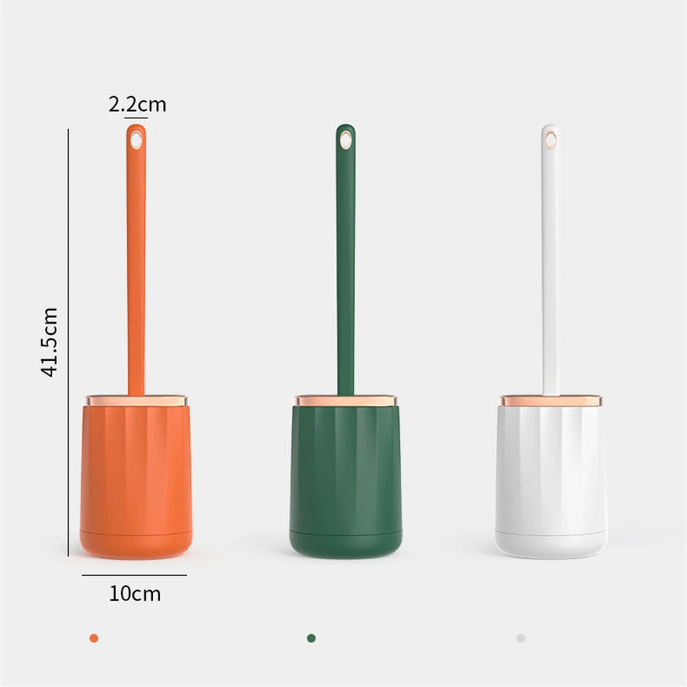 Lightweight and durable toilet brush set for bathroom - vue 2 sur 9
