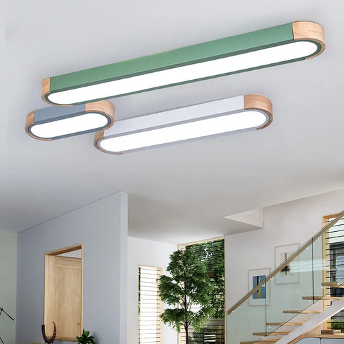 Industrial style wooden LED light for Scandinavian outdoor spaces - vue 2 sur 15