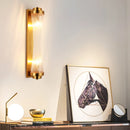 Postmodern crystal LED wall light