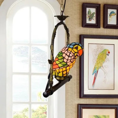 Tiffany LED wall light for unique interior decoration - vue 19 sur 20