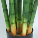 Artificial cylindrical plastic cactus for indoor and outdoor decoration