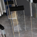 Contemporary crystal chandelier for staircases and interior decor