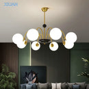 Nordic American glass LED decorative chandelier