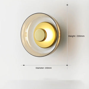Scandinavian style LED wall light for indoor decor