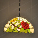 Modern European style decorative peony glass chandelier