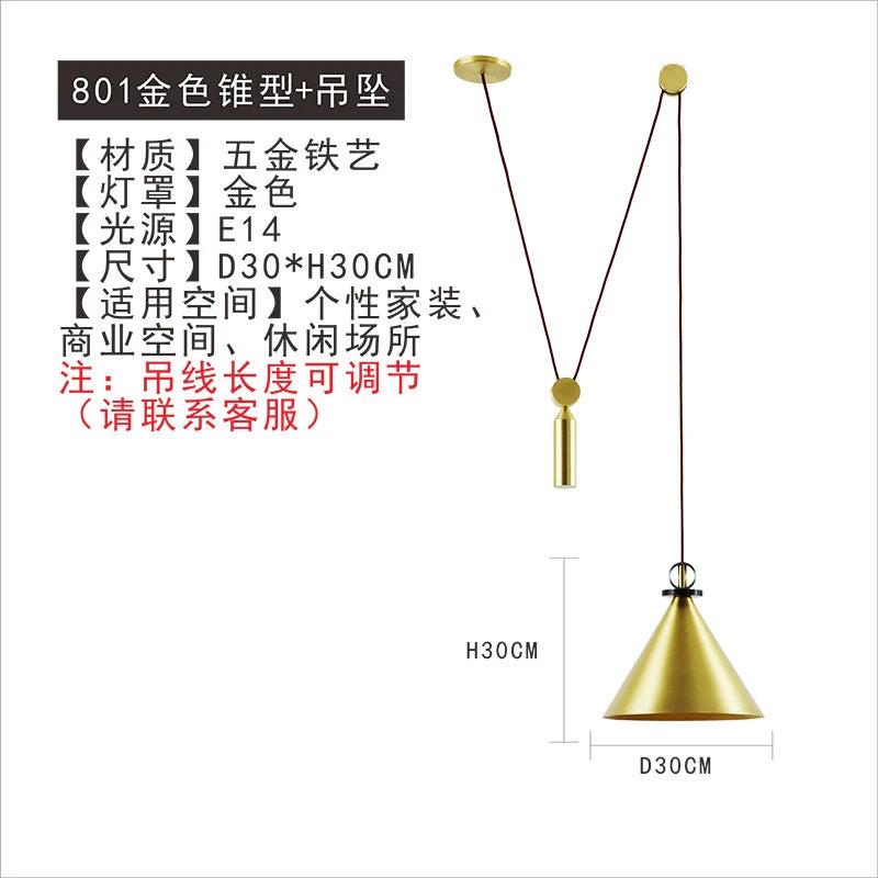 Glass and metal pendant light for modern interior decor - vue 24 sur 25