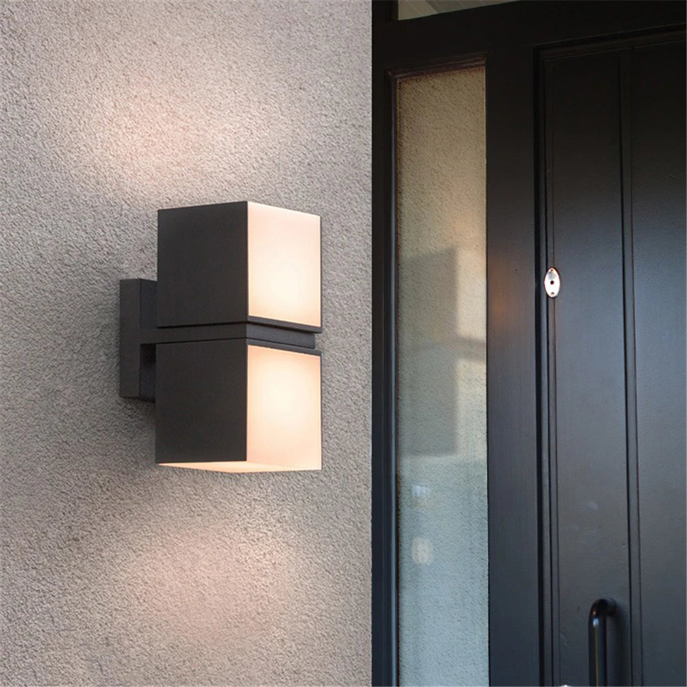 Waterproof outdoor LED wall light modern decorative garden path lighting