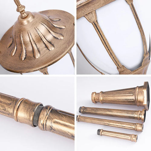 European retro outdoor lamp for garden and park - vue 4 sur 10