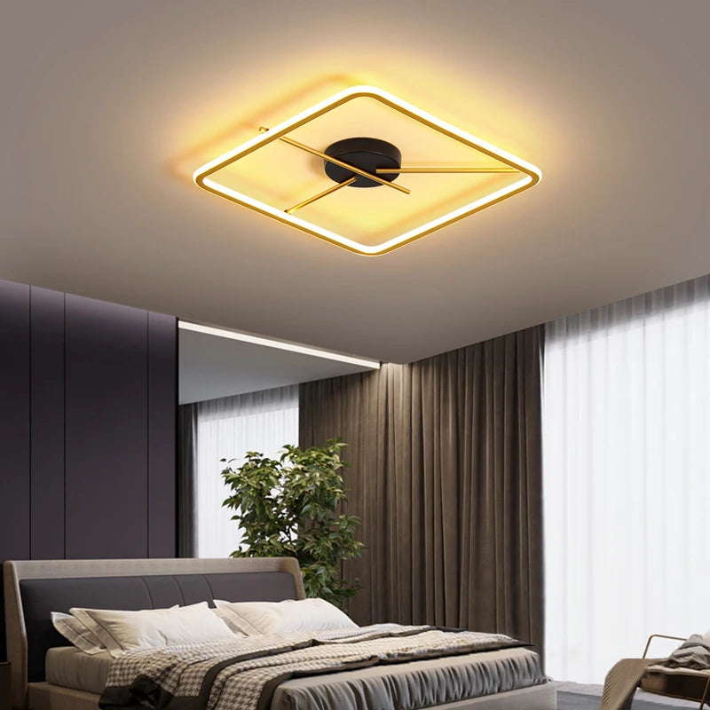Modern ceiling light with remote control for villa, restaurant and hotel