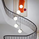 Modern Nordic glass chandelier for interior décor