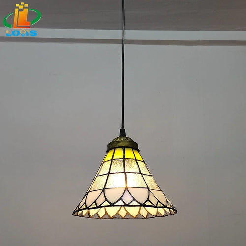 Tiffany style glass chandelier for elegant interior decoration - vue 14 sur 13