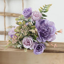 Artificial peony bouquet for weddings and decoration