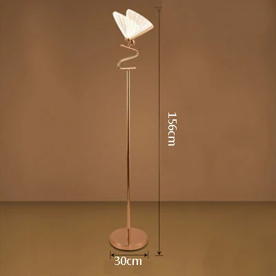 Modern butterfly design table lamp luxury LED night light