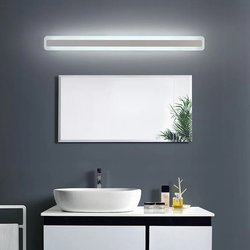 Modern waterproof acrylic LED wall light for indoor use - vue 5 sur 6