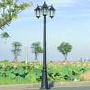 Thick aluminium outdoor garden lamp post