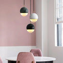Nordic design marble LED pendant light for decorative interiors