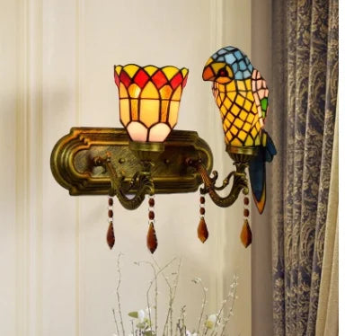 Tiffany LED wall light for unique interior decoration - vue 15 sur 20