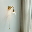 Modern nordic copper LED wall light