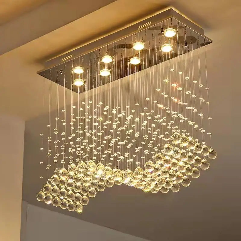 Modern crystal chandelier for elegant interior decoration