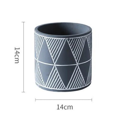 Homemade concrete flowerpot silicone mould - vue 14 sur 14