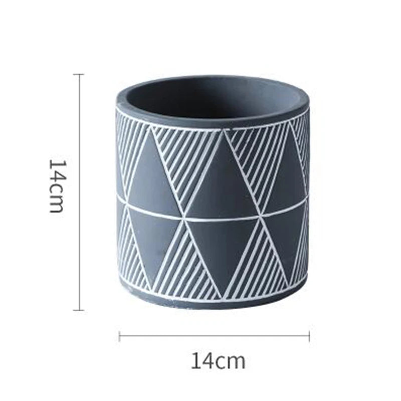 Homemade concrete flowerpot silicone mould - vue 14 sur 14